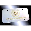 Auto Gold DCAD2GC Dual Cadillac Gld/Chr Plt