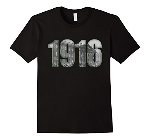 Ireland Easter Rising 1916 GPO T-Shirt - Male XL - Black