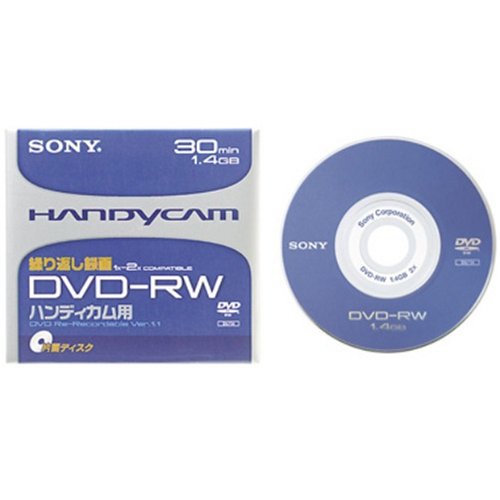 ソニー 録画用8cm DVD-RW(標準30分)3枚入 3DMW30M