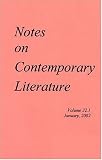 Notes on Contemporary Literature