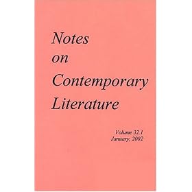 Notes on Contemporary Literature