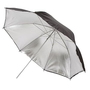 【クリックで詳細表示】エツミ スタジオ撮影用品 アンブレラ ブラック/シルバー E-6236