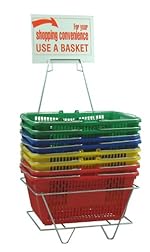 Multicolor - Shopping Baskets - Set of 12 w/Stand
