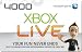 Xbox 360 Live 4000 Points [Online Game Code]