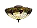 Landmark 931-VA Grapevine 3-Light Semi-Flush Mount, 8-Inch, Vintage Antique