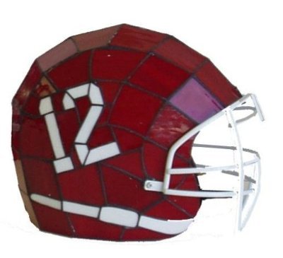  Alabama Crimson Tide Stained Glass Replica Football Helmet Light 