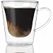 Luigi Bormioli Duo 10-Ounce Coffee/Latte Glasses, Set of 4