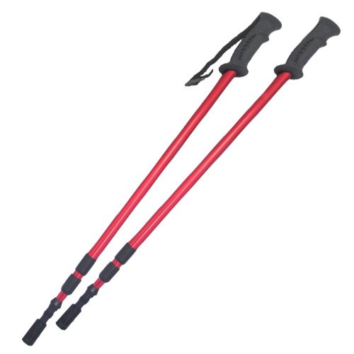 2 batons de randonnee telescopiques - 97 a 138 cm