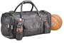 Embassy Italian Stone Design Genuine Leather Gym Bag