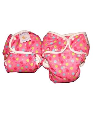 Nature Babies Stuffable Velcro Onesize - Pink