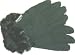 Dypel High Tech Waterproof Microfiber Lined Navy Color Luxurious Looking Ski Gloves Hand Trimmed with Fine Rabbit Fur for Women and Teens