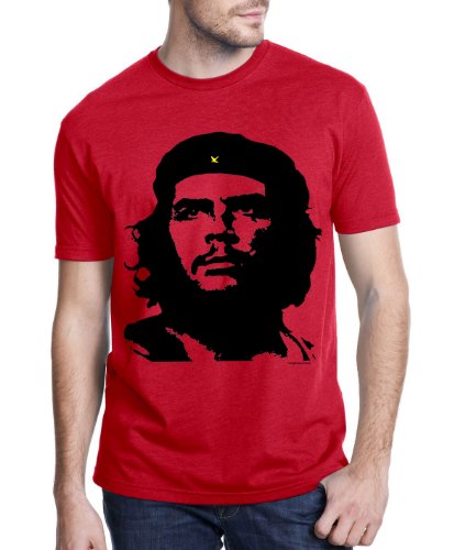 Che Guevara Store Men's Red Tshirt Classic Alberto Korda Image Che T-shirts