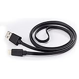 LINKYO Apple MFI Certified Lightning Cable to USB - Charge Sync Flat Tangle-Free Cable with Reinforced Connectors (3-Feet, Black)