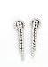 Diamond Earrings Fine Earrings 2.0k G.V.V.S Brilliant Diamonds on 18k White Gold Damiani Style Design Earrings Matching Necklace Available Made in Italy
