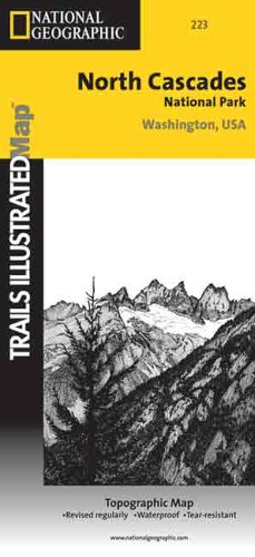 national geographic trails illustrated north cascades national park washington usa topo map trails illustrated