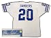 Barry Sanders Signed Authentic Lions White Jersey