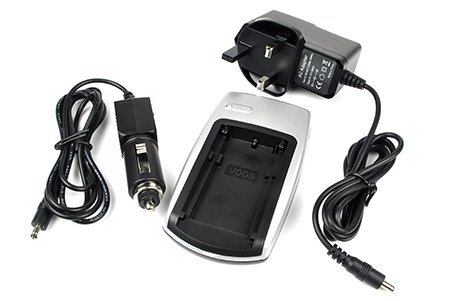 Battery--World Sony NP-F330 NP-F550 NP-F570 NP-F750 NP-F930 NP-F950 NP-F960 NP-F970 Digital Camera Replacement Battery Charger - AC & DC Compatible Travel Battery Charger