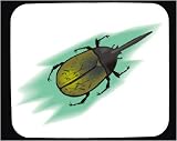 Decorated Mouse Pad with bug, insect, beetle, hercules