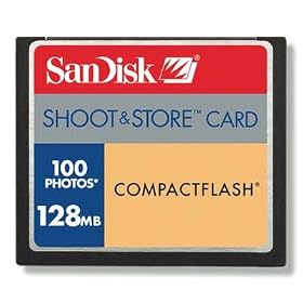 128MB CF Card Shoot and Store by SanDisk