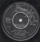 GOTTA SEE JANE 7 INCH (7" 45) UK TAMLA MOTOWN 1968