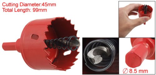 Click To Amico Twist Bit Triangle Shank 45mm Wood Plastic Drilling Red Hole Saw Details... Amico Twist Bit Triangle Shank 45mm Wood Plastic Drilling Red Hole Saw