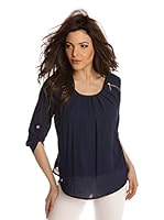 Star made with Swarovski Elements Blusa (Azul Marino)