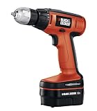 Black & Decker CDC120AK 12-Volt Cordless Drill Kit, Charger & Battery, Includes 30 Accessories