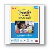 Post-it 8-1/2 x 11 Picture Paper, Soft Gloss Finish, 20 Sheets/Pack