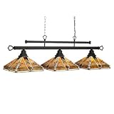 Ram Lighting 54 Taliesin Pool Table Light Stained Glass