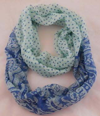 MUM52723B Two Tone Infinity Scarf