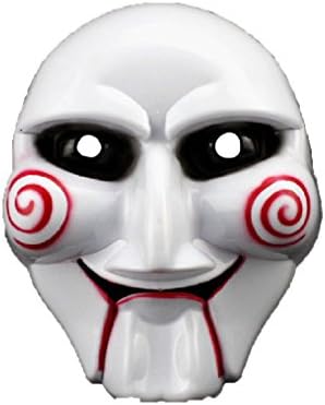 PhoebeTan Halloween Cosplay Saw Plastic Masks (4pcs)