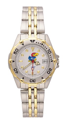 Kansas Jayhawks Women's All Star Watch Stainless Steel Bracelet