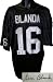 George Blanda Autographed/Hand Signed Oakland Raiders Black Wilson Jersey