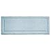 InterDesign Microfiber Spa Bathroom Shower and Tub Accent Rug, 58 x 21, Water