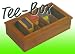 Kesper 50900 Tee-Box mit 5 Fächern Bambus 36 x 20 x 9 cm