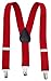 Sportoli® Kids and Baby Adjustable Elastic Solid Wedding Suspenders - 21 Colors