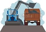 Wallmonkeys Peel and Stick Wall Decals - Road-building Machinery - 60