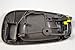 PT Auto Warehouse TO-2542G-RH - Inside Interior Inner Door Handle, Gray - with Power Lock Hole, Passenger Side
