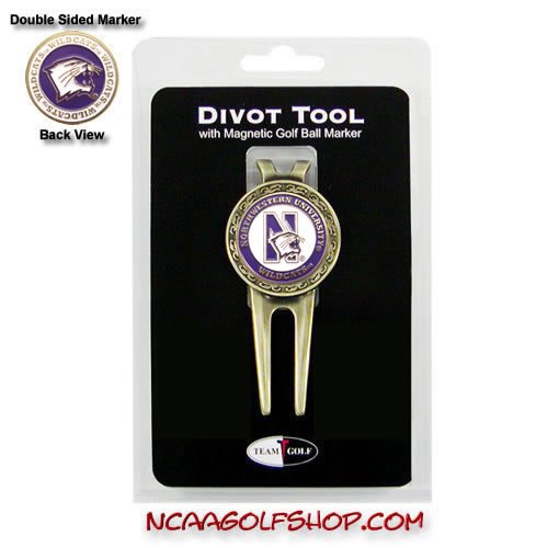 Northwestern Wildcats Divot Tool Ball Marker Tg1