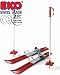 EKO- SNOW-BUNNY - Toddler Ski Set.This Toddler Ski Set is ideal for the first skiing attempts of 2-4-year-olds. The non-slipping bottom surface of the ski makes walking on snow easy and safe. Binding straps help to put the ski easy on and off.Suitable for all types of toddler boots. Ski sticks included.Length: 60 cm.Colour: red .
