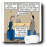 Londons Times Miscellaneous Funny Cartoons - Casket Catastrophy - Mouse Pads