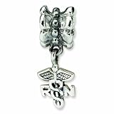 Sterling Silver Reflections Nurse Symbol Dangle Bead (4mm Diameter Hole)
