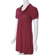Self Esteem Junior Cowl Neck Short Sleeve Dress