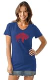 Buffalo Bills Women's T-Shirt: Alyssa Milano AFL Legacy Tri Blend V Neck T-Shirt