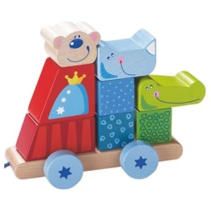 Haba Stacking Blocks Pull Toy Zoolino
