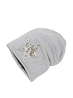 Zwillingsherz Gorro Star (Gris / Plata)