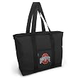 OSU Buckeyes Tote Bag Black Deluxe Ohio State - For Travel or Beach Best Unique Gift Ideas for Her, Women, or Ladies