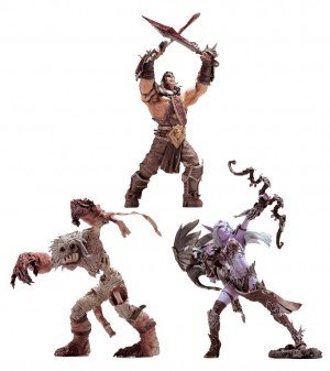 World of Warcraft Action Figuren Serie 5 - 3er Set 19-22cm Actionfiguren