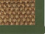 Basketweave Mountain Grass Rug - Green
