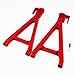 Atomik RC Alloy Rear Lower Arm, Red fits The Traxxas 1/10 E-Revo and Other Traxxas Models - Replaces Traxxas Part 5333/5333R